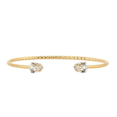 Amelia Bracelet Gold Crystal