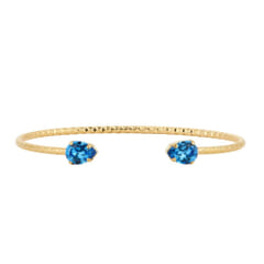 Amelia Bracelet Gold Ice Blue