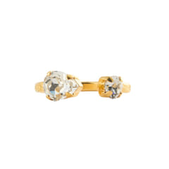 Amelia Ring Gold Crystal