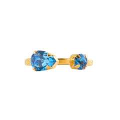 Amelia Ring Gold Ice Blue