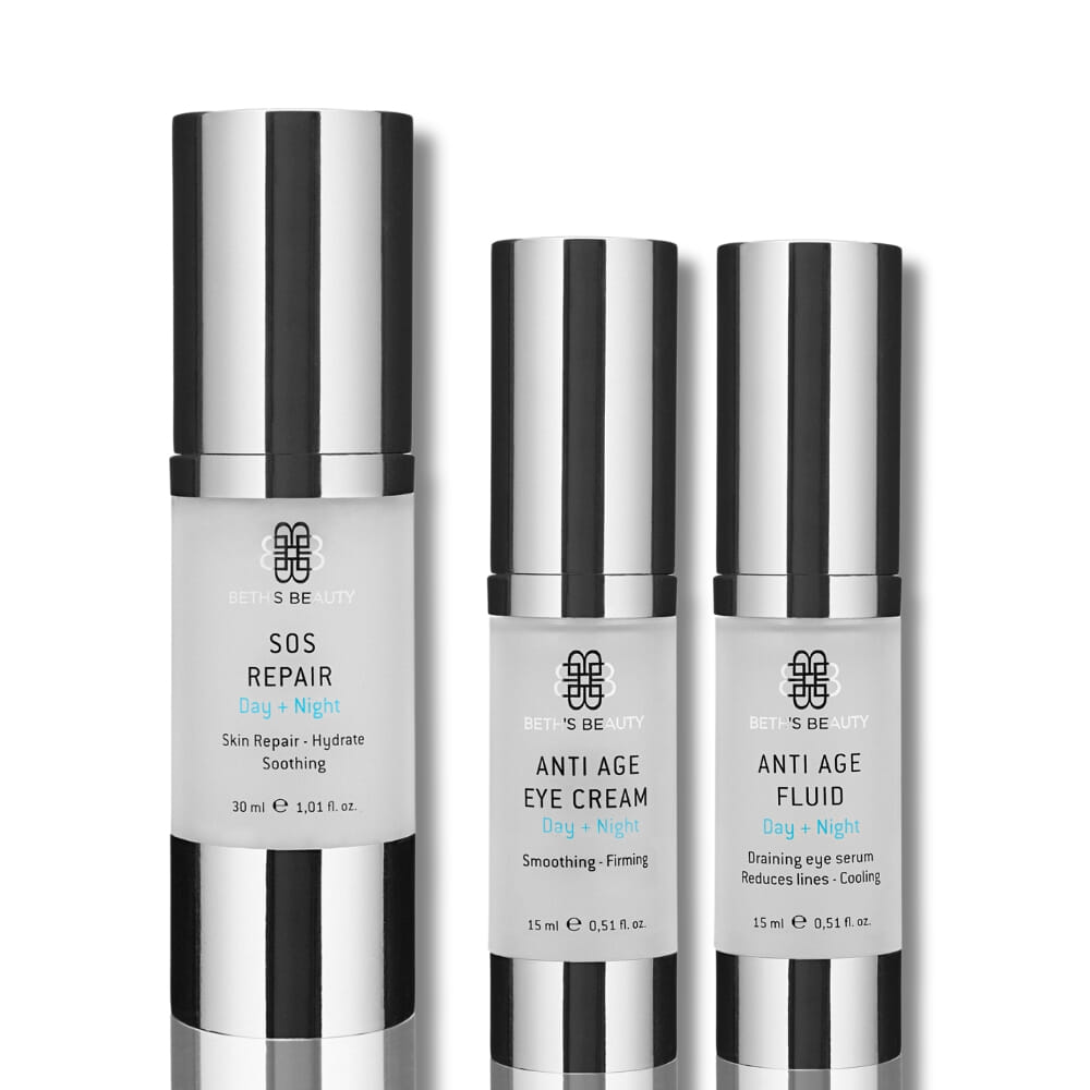 Beth´s Beauty The Perfect Gift øyekrem øyeserum gavekit salg tilbud beths hudpleie