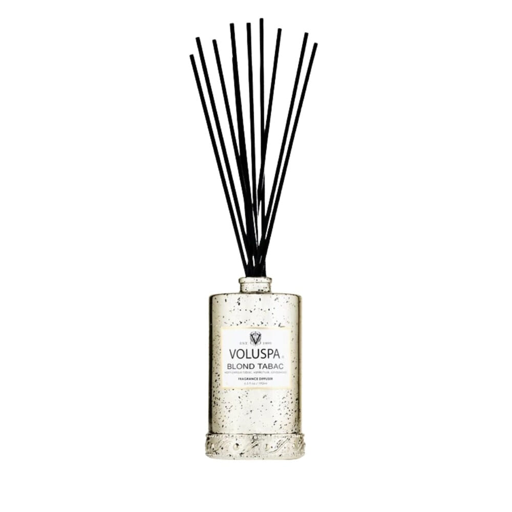 Voluspa Blond Tabac Diffuser, duft, fragrance, duftpinner, god lukt, spa, oslo, beths