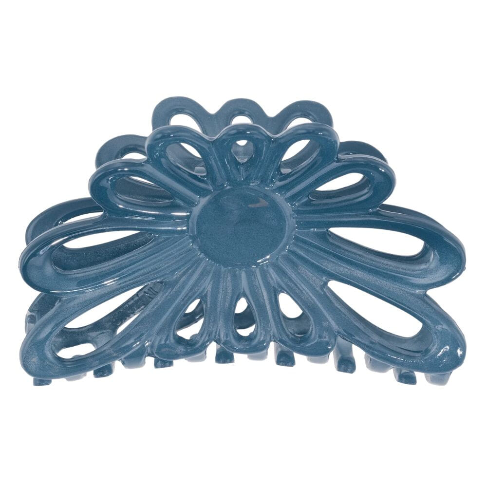 Flower Claw 8cm Jeans Blue