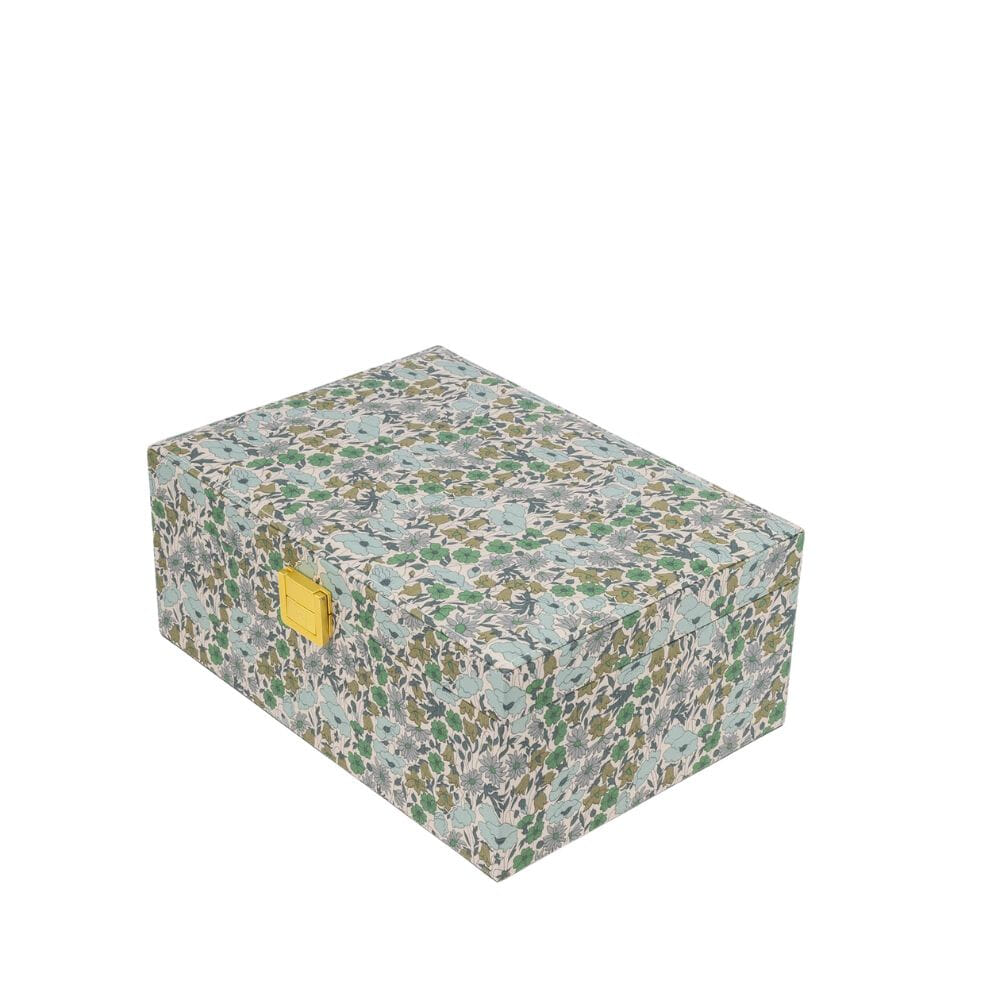 Bon Dep Smykkeskrin Square Liberty Poppy & Daisy Teal