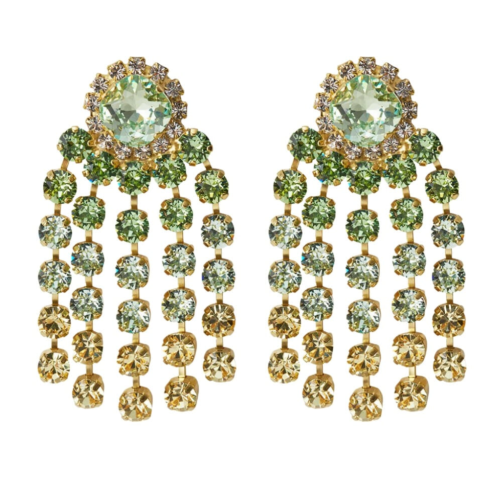 Caroline Svedbom Rafaela Earrings | Lime Combo