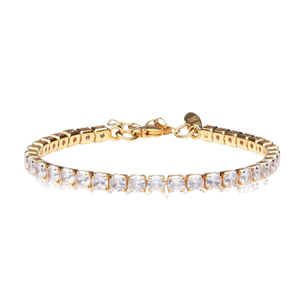 Caroline Svedbom Zara Bracelet | Crystal Gold