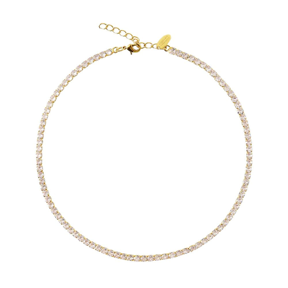 Caroline Svedbom Zara Necklace | Crystal Gold
