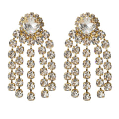 Caroline Svedbom Rafaela Earrings | Crystal Gold