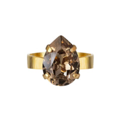 Caroline Svedbom Mini Drop Ring | Greige