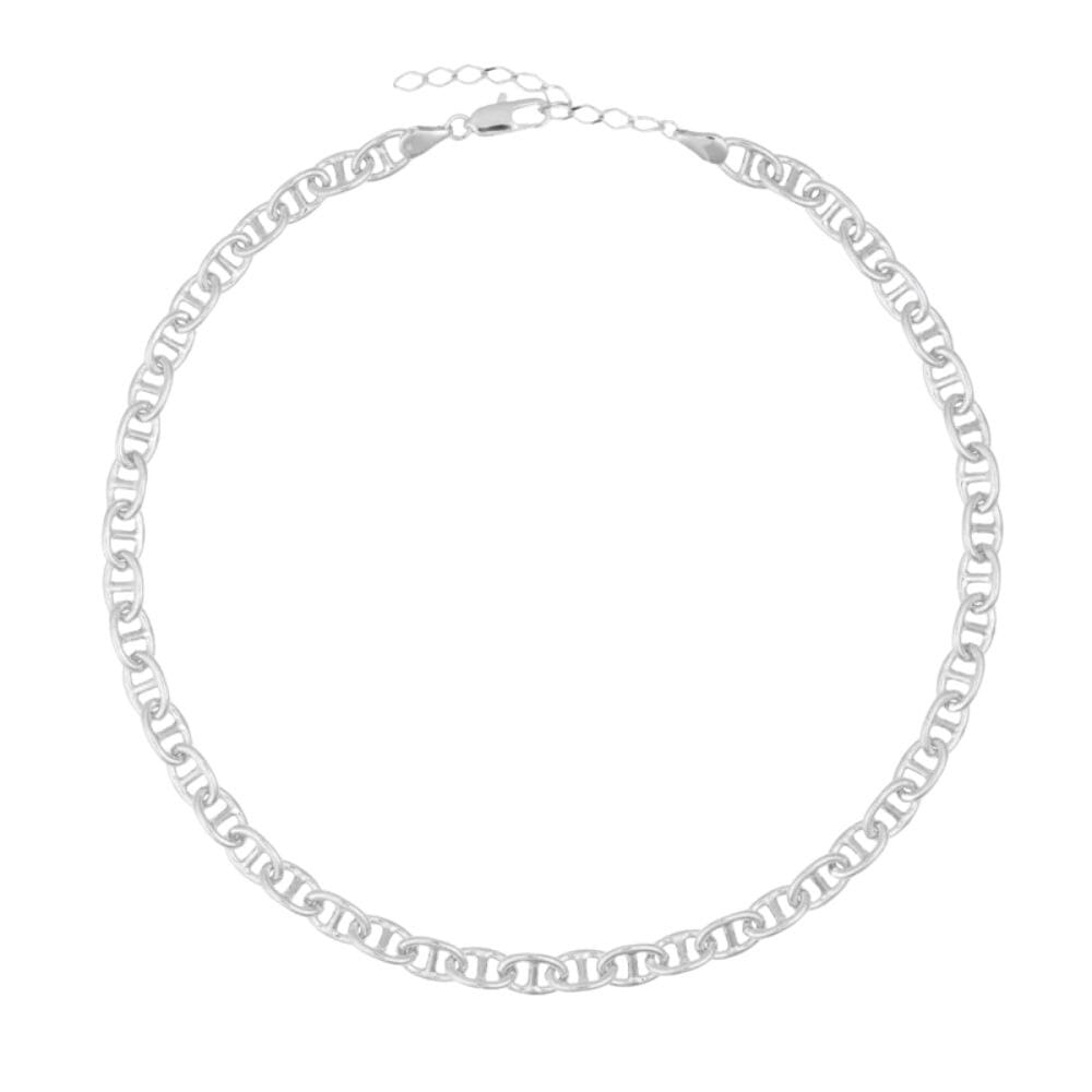 Caroline Svedbom Betty Chain Necklace Rhodium