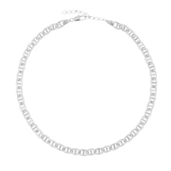 Caroline Svedbom Betty Chain Necklace Rhodium