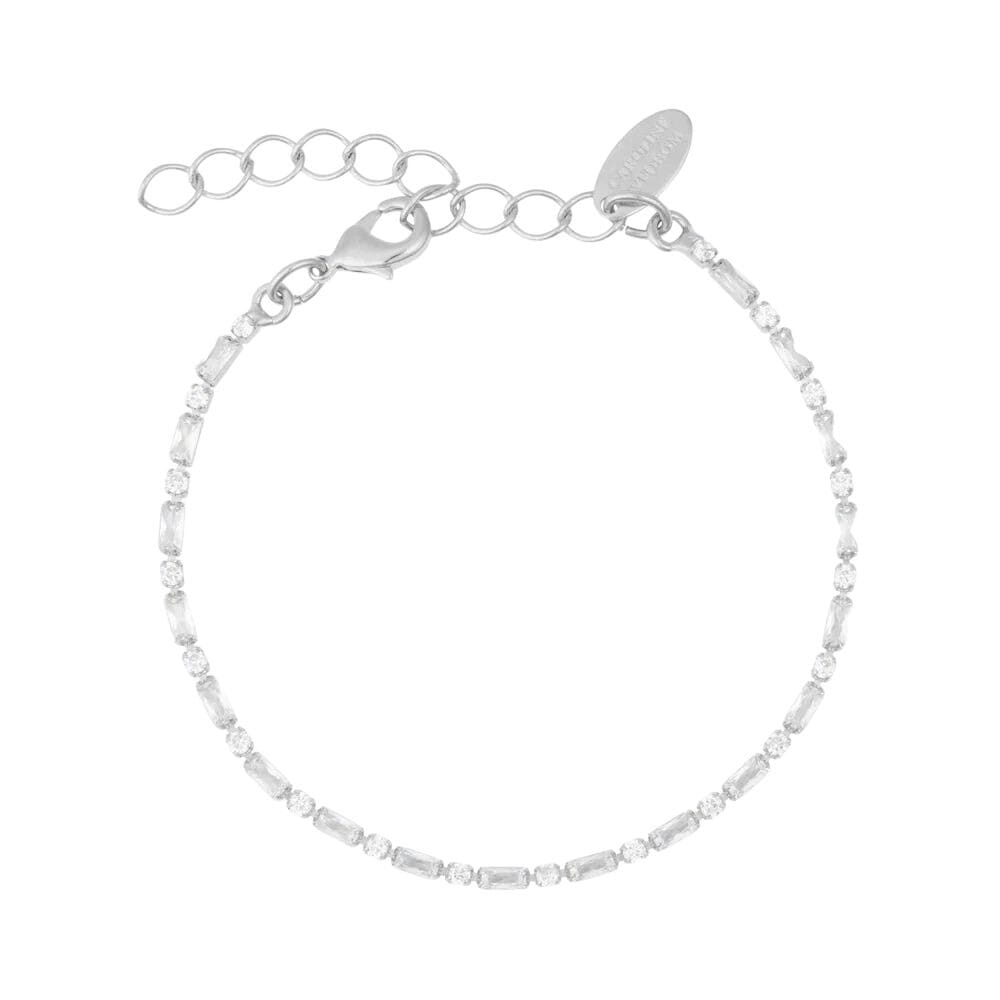 Caroline Svedbom Evelyne Bracelet Rhodium Crystal