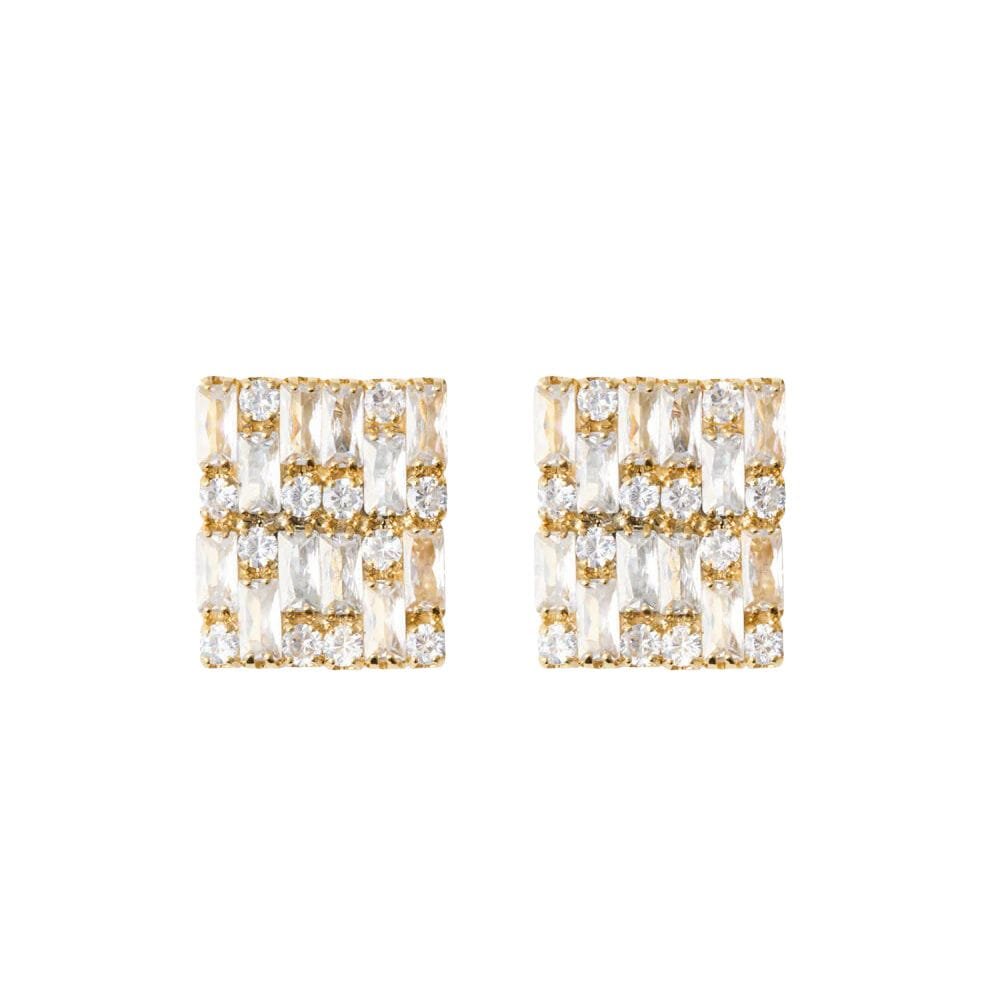 Caroline Svedbom Evelyne Earrings Gold Crystal