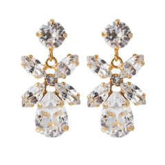 Caroline Svedbom Mini Dione Earrings | Crystal