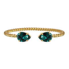 Caroline Svedbom Mini Drop Bracelet | Emerald