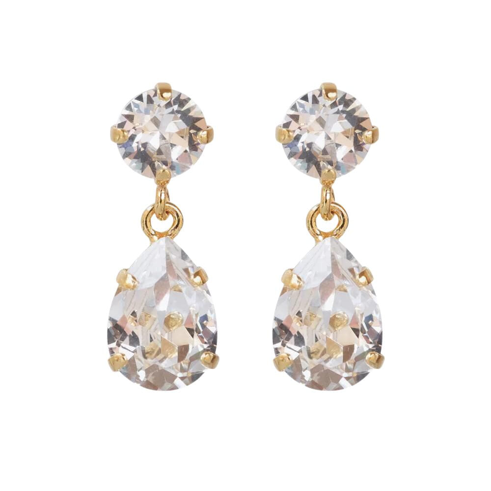 Caroline Svedbom Mini Drop Earrings | Crystal