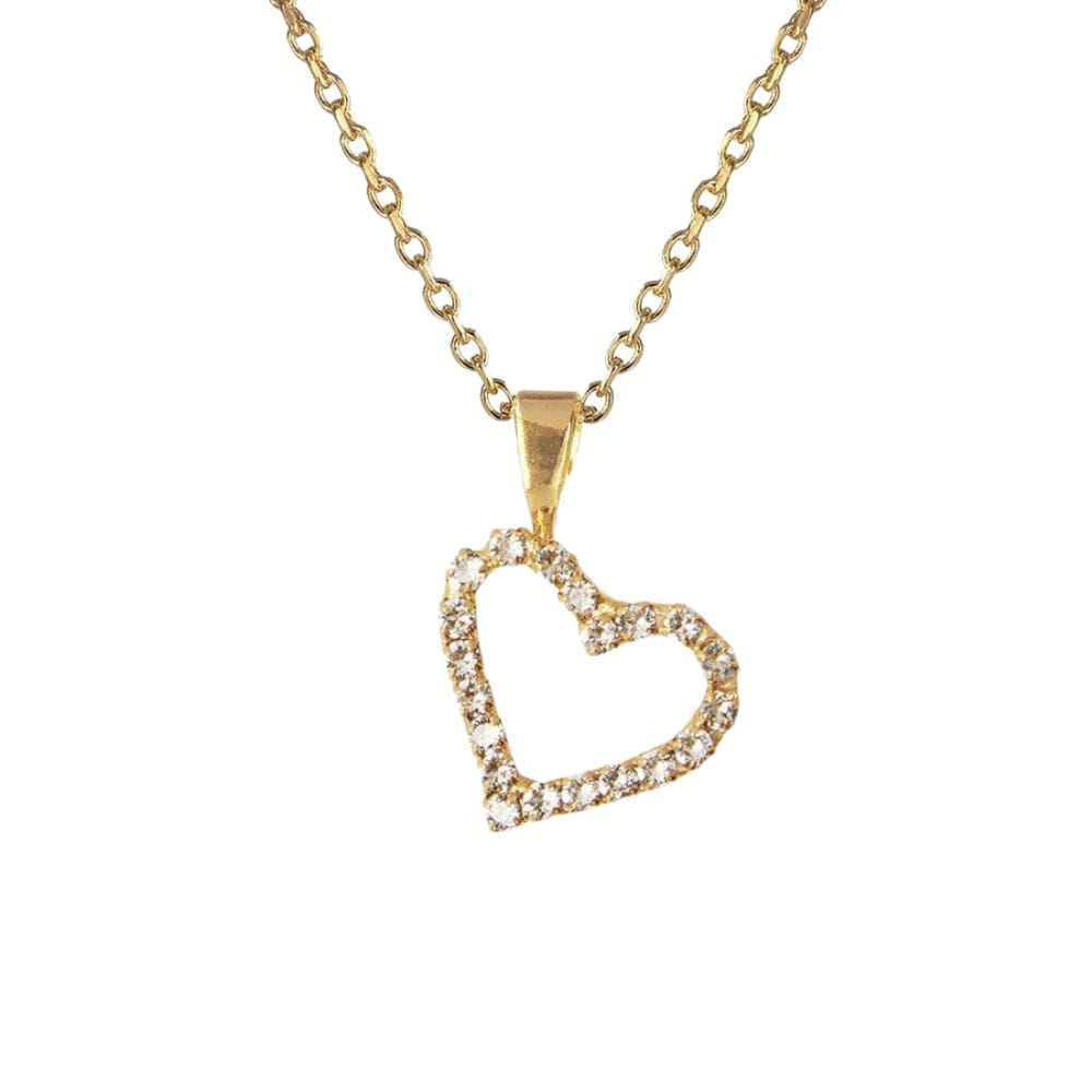 Caroline Svedbom Mini Sweetheart Necklace | Crystal