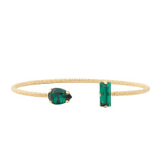 Caroline Svedbom Noelle Bracelet Gold Emerald