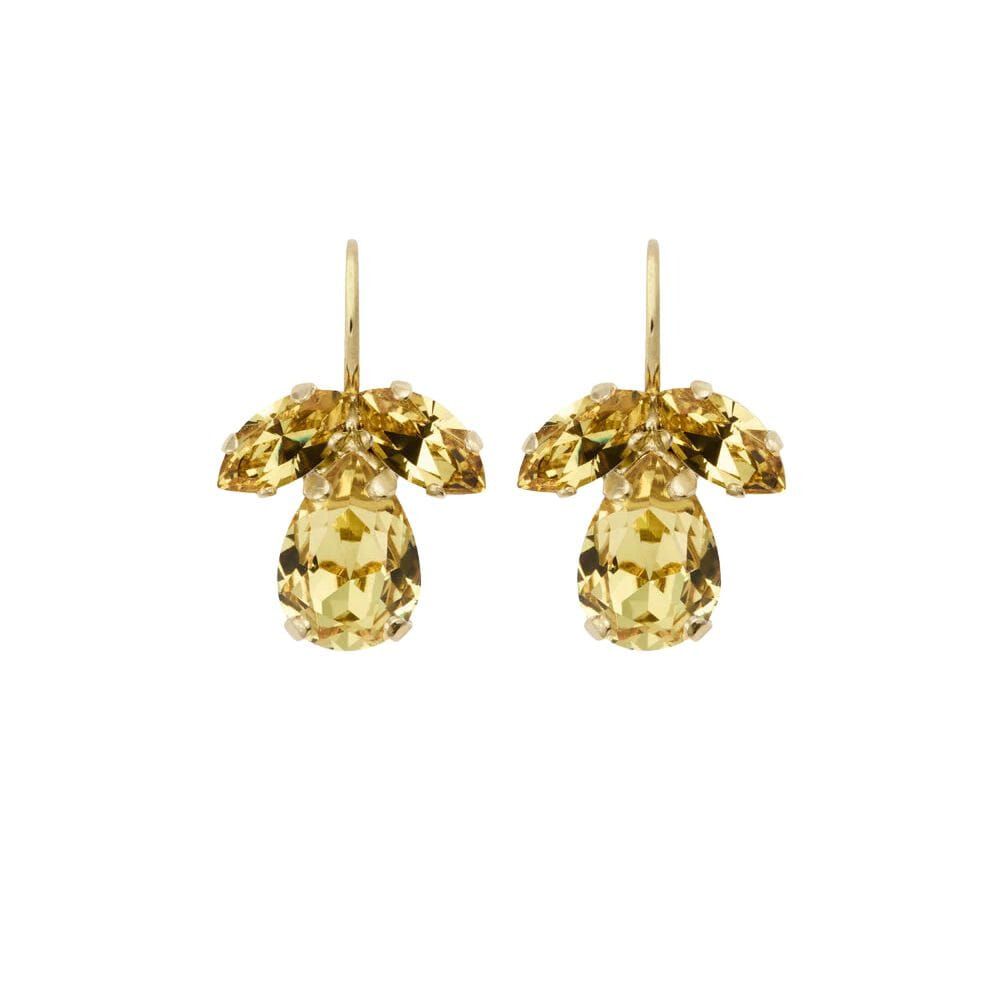 Caroline Svedbom Petite Timo Earrings Gold Dark Jonquil