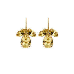 Caroline Svedbom Petite Timo Earrings Gold Dark Jonquil