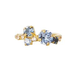 Caroline Svedbom Stardust Ring Gold Blue Combo