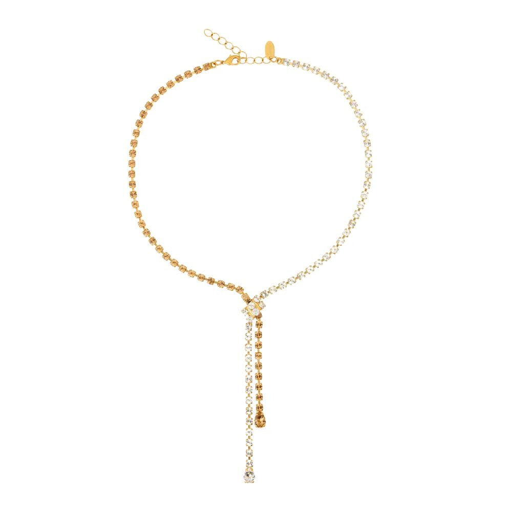 Caroline Svedbom Yvette Necklace Gold Topaz Combo