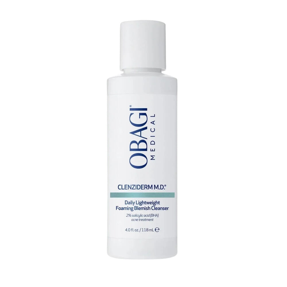 Obagi Clenziderm M.D. Daily Lightweight Foaming Blemish Cleanser rens for fet hud akne hud kombinert hud rens som fjerner urenheter