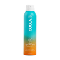 Coola Clear Sunscreen Spray SPF 30 Tropical Coconut Solfaktor Solkrem Solspray