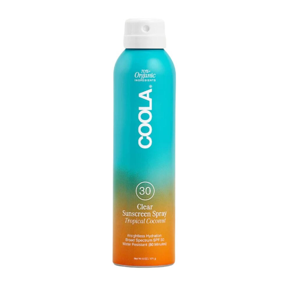 Coola Clear Sunscreen Spray SPF 30 Tropical Coconut