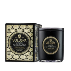Voluspa Crisp Champagne Boxed Candle 270 g, duftlys, håndlaget, interiør, dekor, god lukt