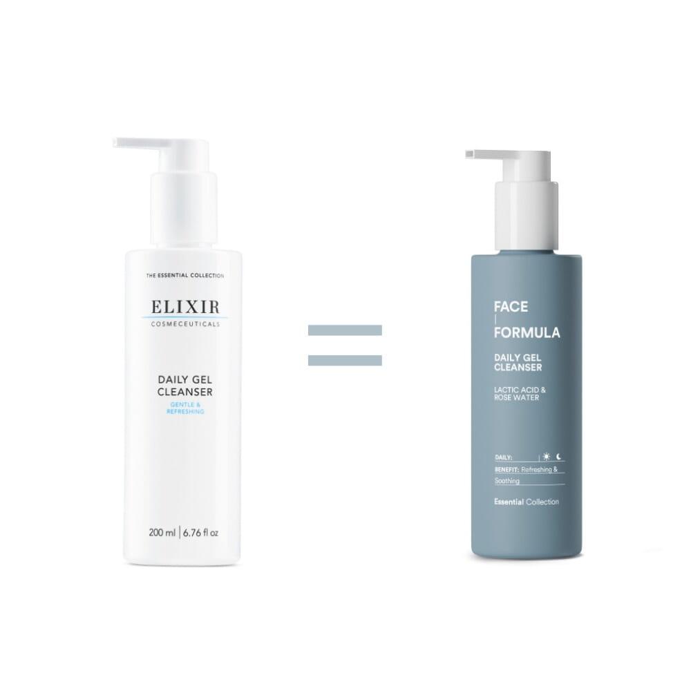 Face Formula Daily Gel Cleanser Elixir ny emballasje
