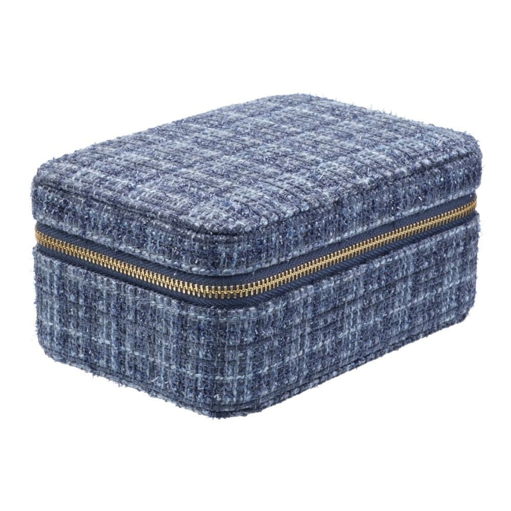 Dark Jewellery Box Grisalle Blue Tweed