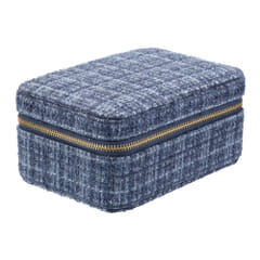 Dark Jewellery Box Grisalle Blue Tweed
