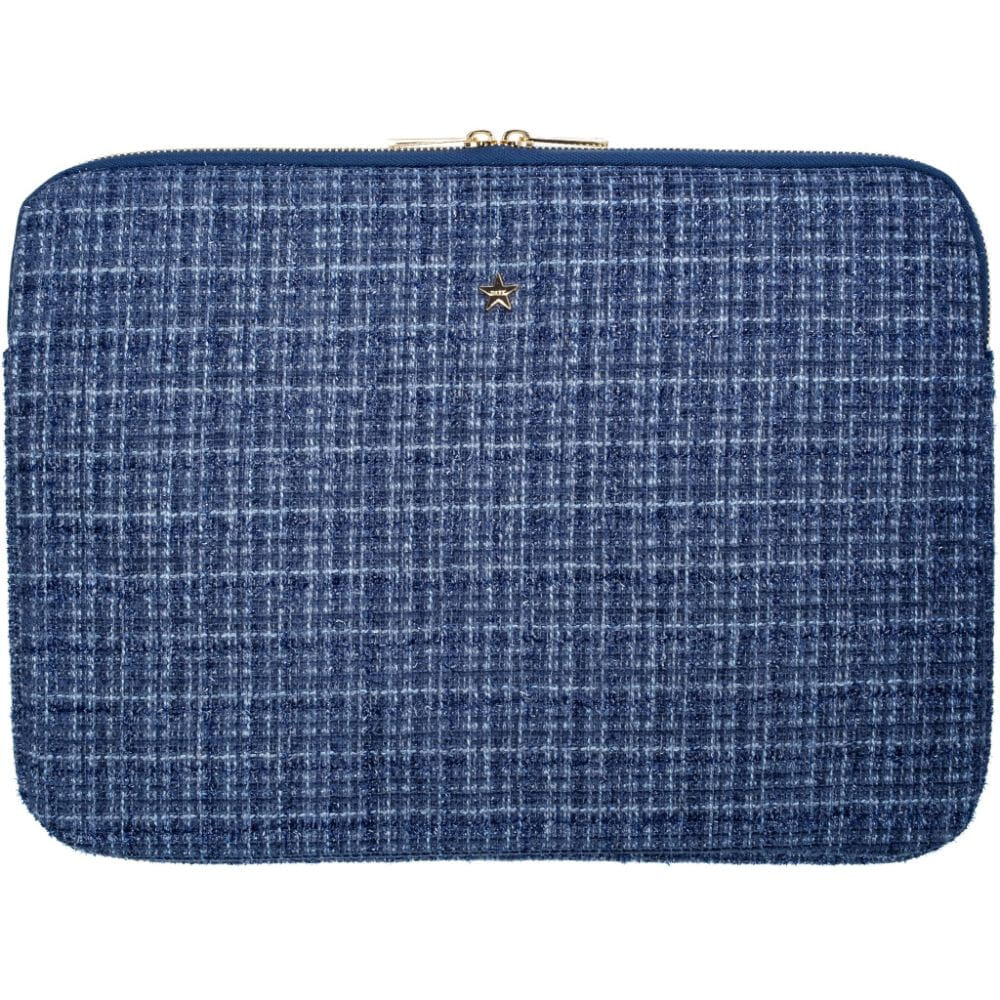 Dark Mac Cover Grisalle Blue Tweed