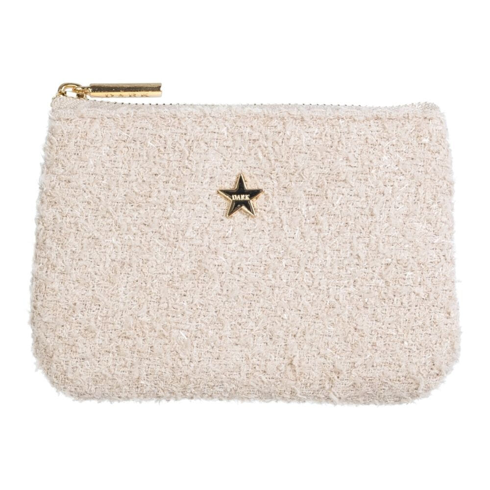 Dark Mini Pouch Sand Tweed