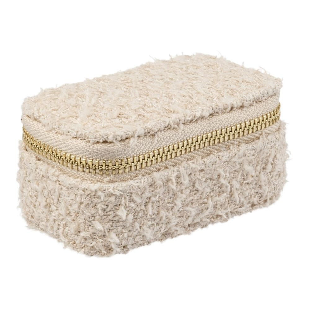 Dark Tweed Jewellery Box Micro Sand