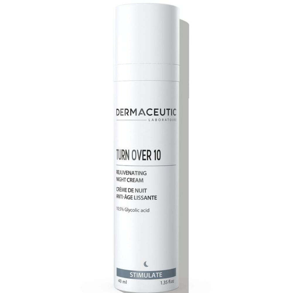 Dermaceutic Laboratorie Turn Over 10 40ml antiage nattkrem hud hudpleie aktiv krem glykolsyre oslo beths beauty