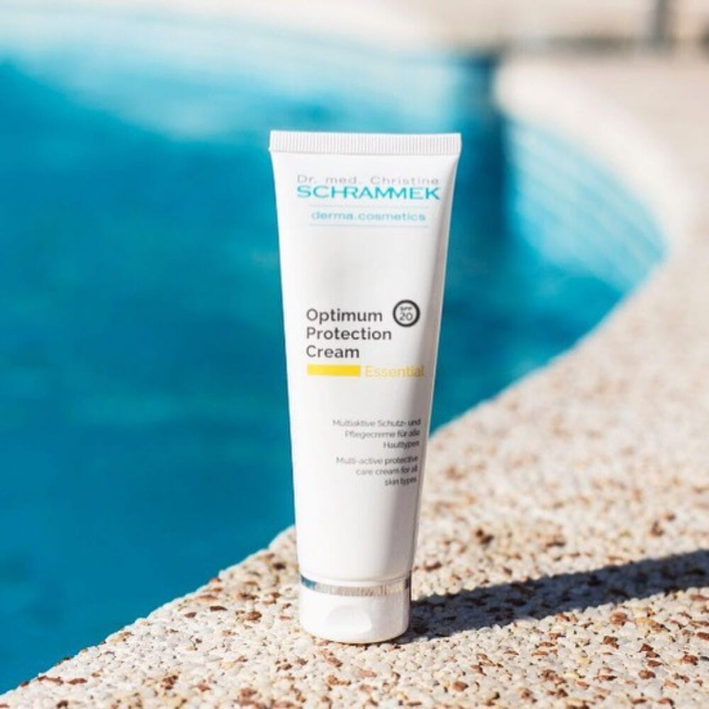 日焼け止め SCHRAMMEK Optimum Protection Cream SPF30 Krem z witaminą e do twarzy ochronny - Dr. Schrammek