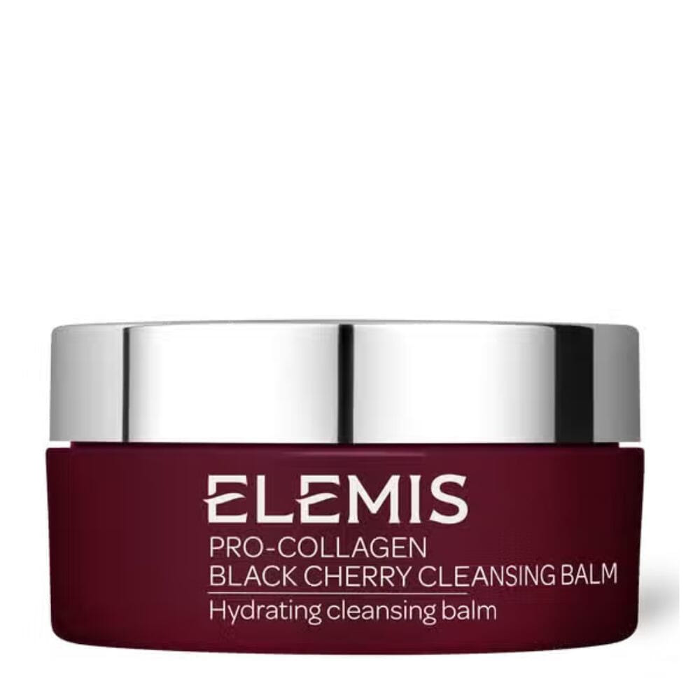 Elemis Pro-Collagen Black Cherry Cleansing Balm, rensebalm, bestselger i ny duft, fuktighet, nærende, rens, olje, dobbeltrens, oslo, beths, spafølelse, spa, sminkefjerner