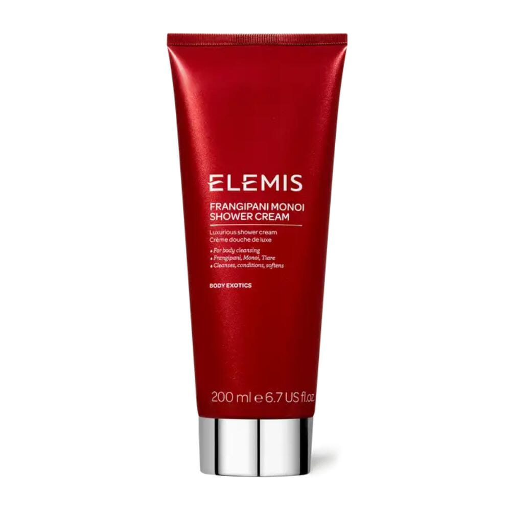 Elemis Frangipani Monoi Shower Cream, dusj, kropp, såpe, hjemmespa, dusjsåpe, beths, god duft