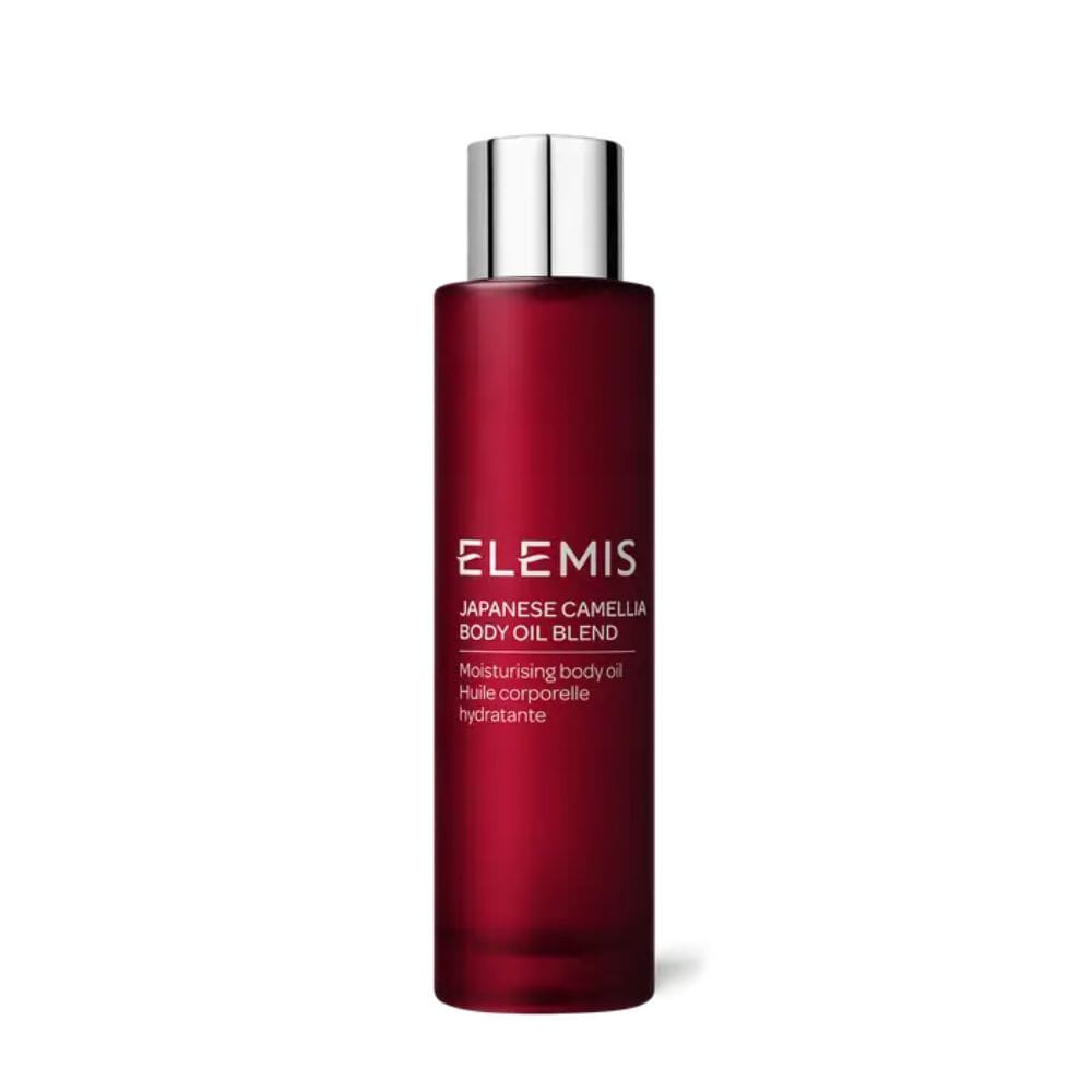 Elemis Japanese Camellia Body Oil Blend, gravid, mage og lår, kropp, kroppsolje, nærende, fuktighet, hjemmespa, beths, oslo, tørr hud