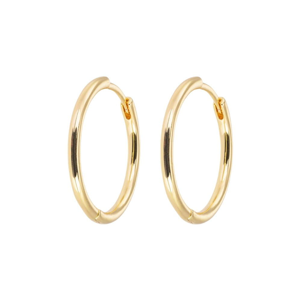 Emilia Large Gold Hoops