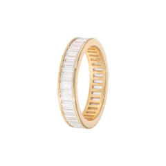Emilia Eternity Ring Rectangular Gold