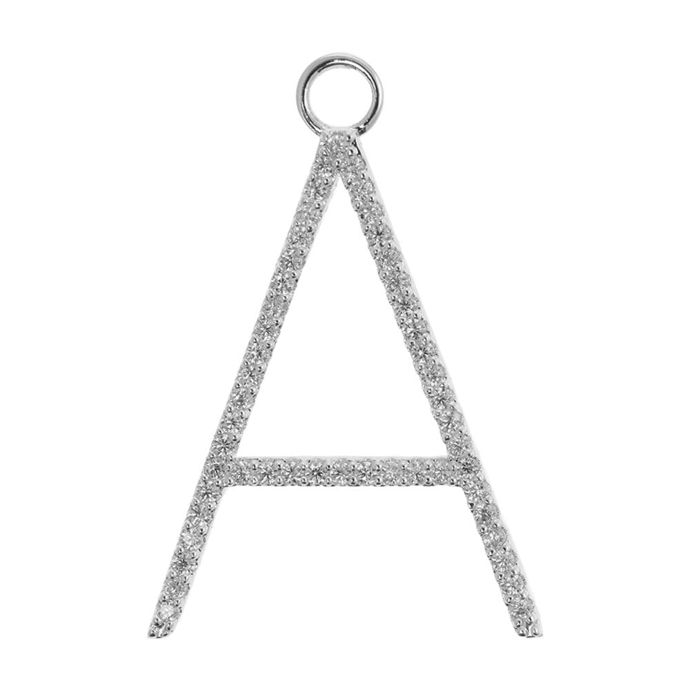 Emilia Large Letter Charm A