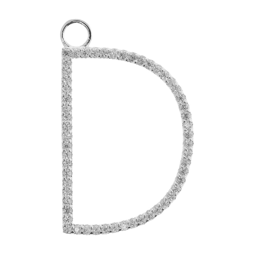 Emilia Large Letter Charm D