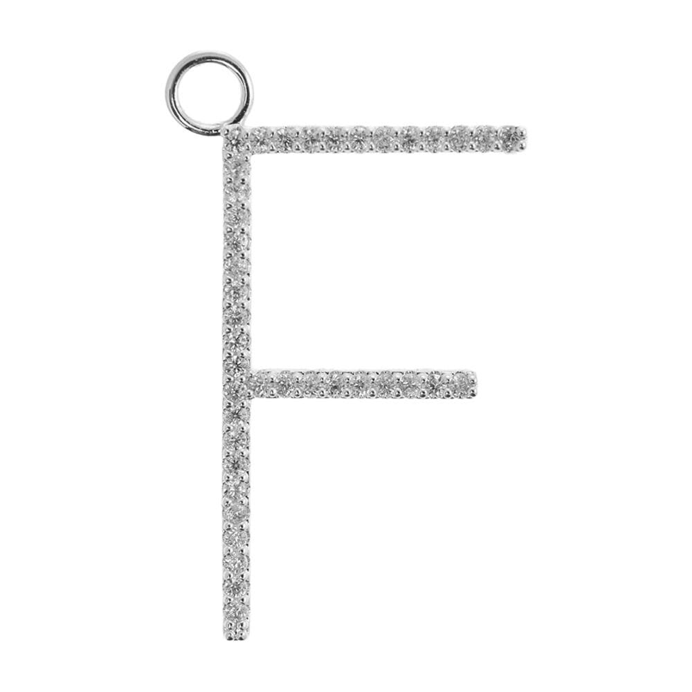 Emilia Large Letter Charm F