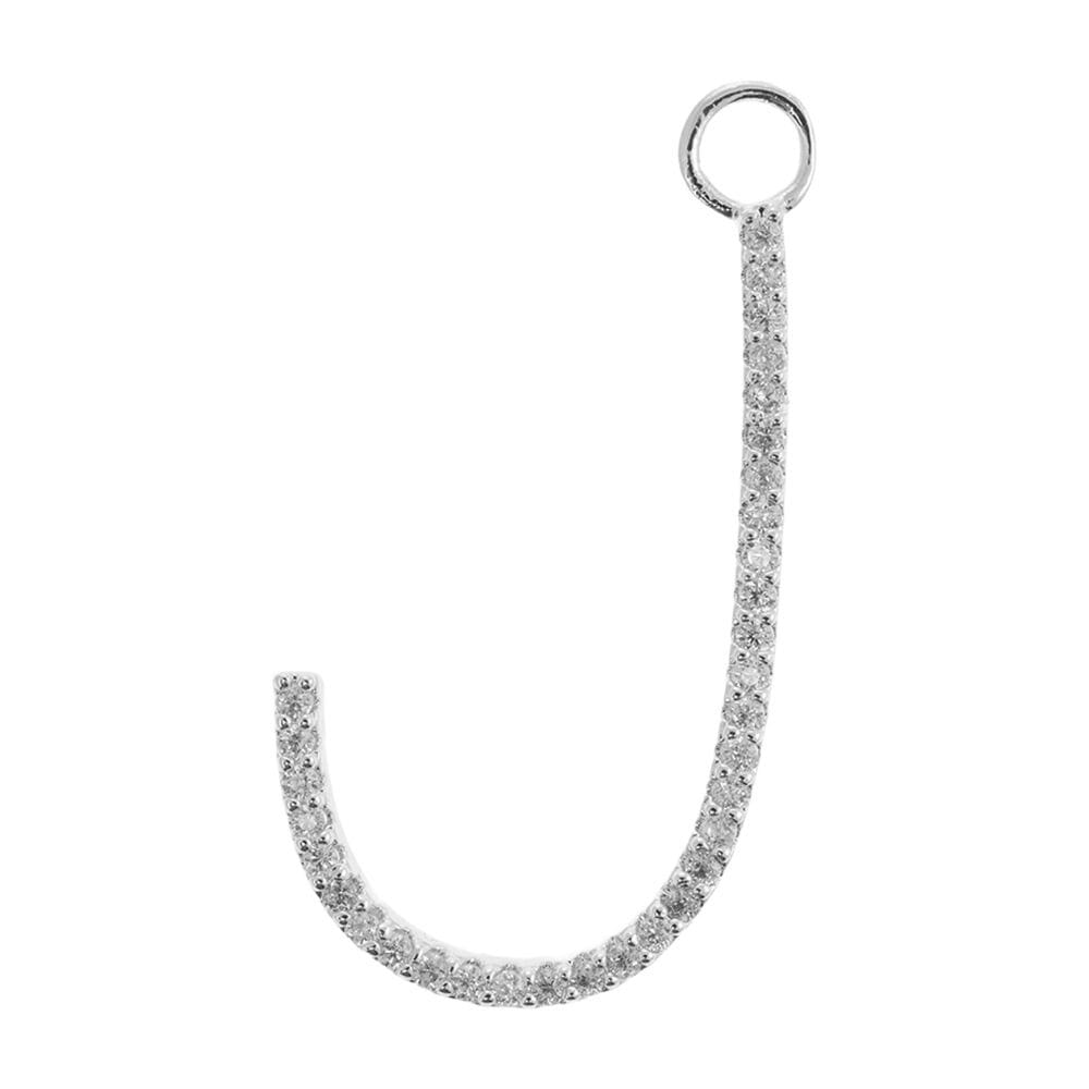 Emilia Large Letter Charm J