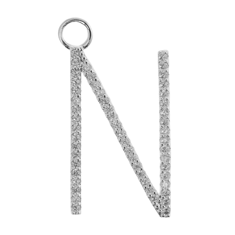 Emilia Large Letter Charm N