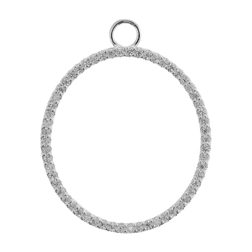 Emilia Large Letter Charm O