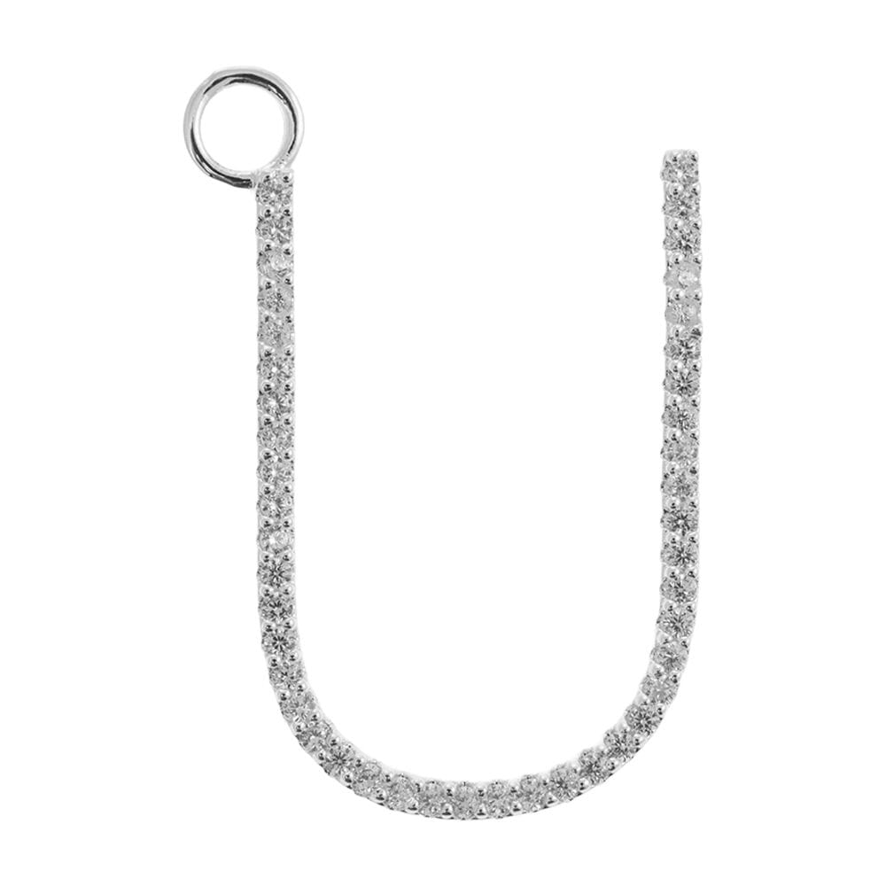 Emilia Large Letter Charm U